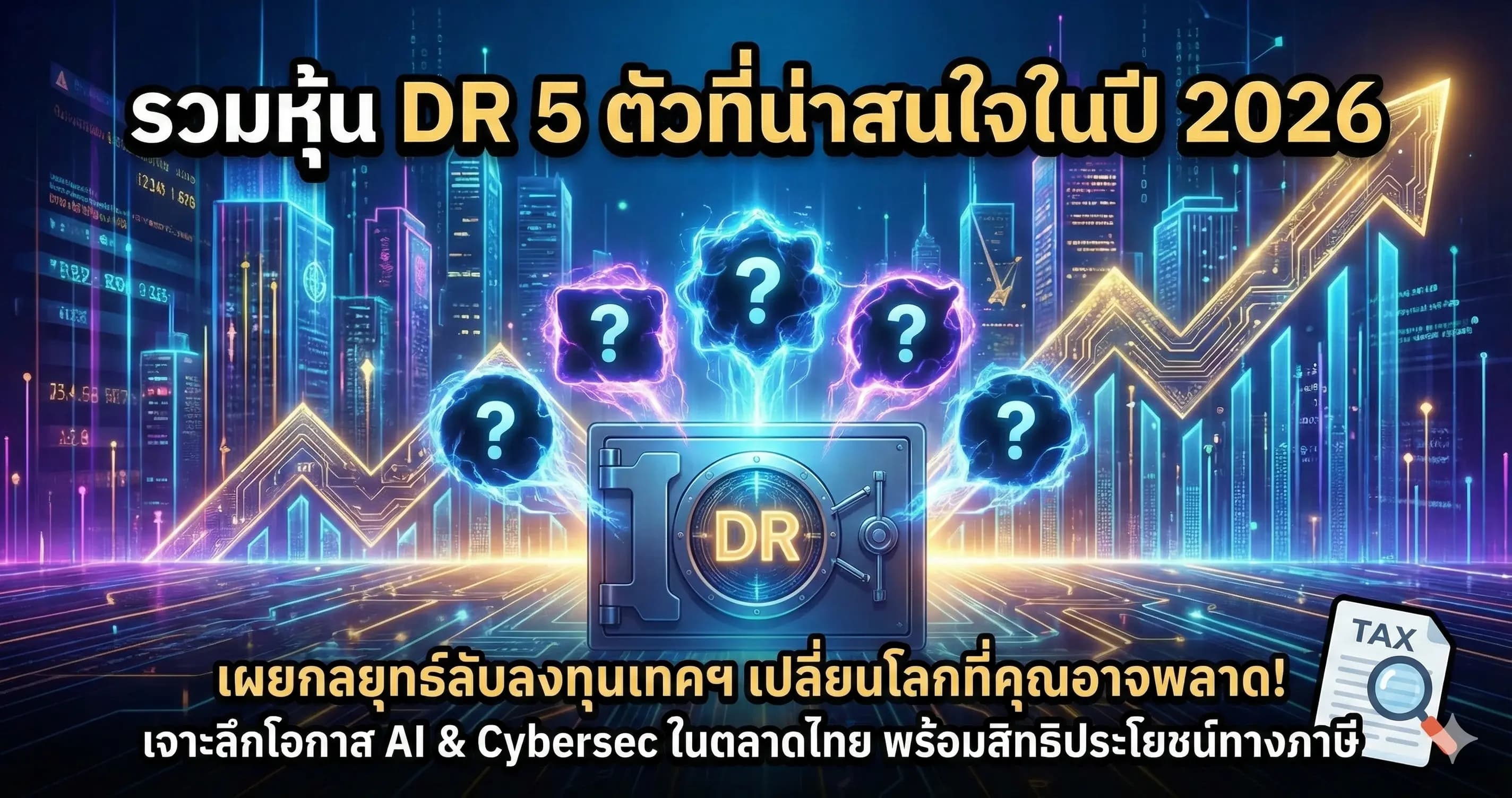 รวมหุ้น DR 5 ตัวที่น่าสนใจในปี 2026