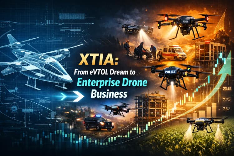 XTIA: จากบริษัท eVTOL สู่ธุรกิจโดรนองค์กร หุ้นเล็กที่ตลาดอาจยังตีราคาไม่เต็ม