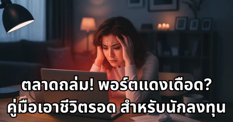 ตลาดถล่ม! พอร์ตแดงเดือด? คู่มือเอาชีวิตรอดสำหรับนักลงทุนผู้มองไกล